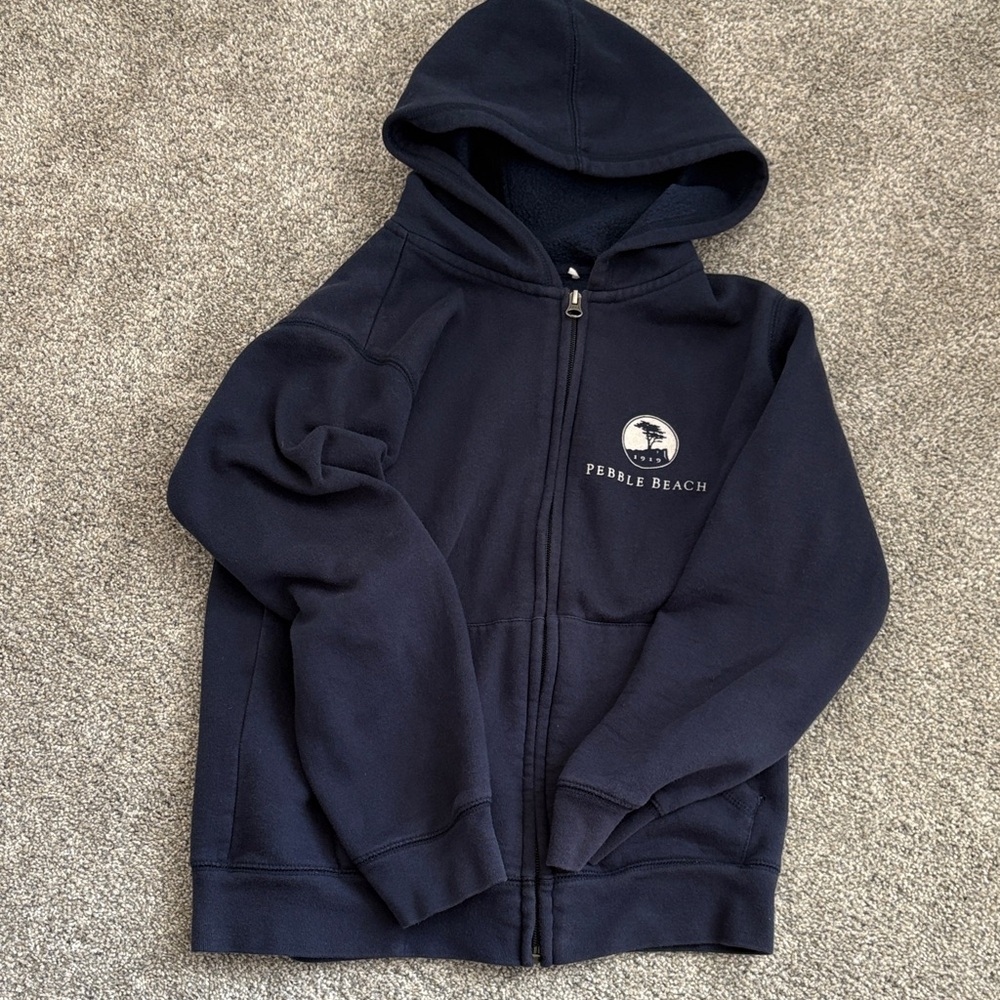 Pebble Beach Kids Navy Blue Hoodie